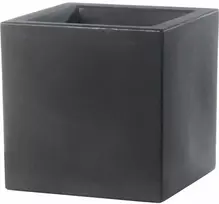 Teraplast Italija Teraplast 58x58x58cm vazonas Schio Cubo 60 antracito spalvos