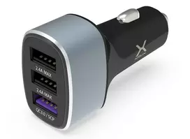 Automobilinis įkroviklis KRUX 3x USB QC 3.0
