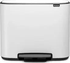 Brabantia Šiukšlių dėžė su pedalu, Bo 11+23L - Baltas