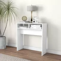Konsolinis staliukas, baltas, 78x30x80cm, apdirbta mediena