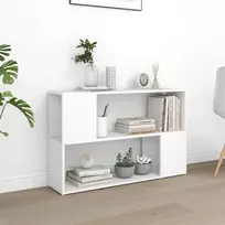 Spintelė knygoms, baltos spalvos, 100x24x63cm, apdirbta mediena