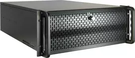 „Inter-Tech IPC 4U-4129-L“, 4U Rack serverio korpusas - juodas