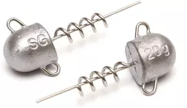 „Savage Gear Jigo Galva SG“ kamštinių sraigtų galvutės, 30 g., 2 vnt.