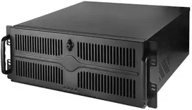 Chieftec UNC-409S-B-OP, Stovas, Juoda, ATX, micro ATX, SECC, 4U, 14 cm