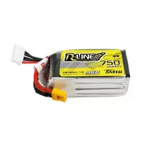 Gens Ace & Tattu Akumuliatorius R-Line 750mAh 14.8V 95C 4S1P JST-XHR