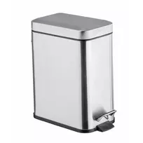Metalinis atliekų krepšelis, stačiakampis, 5 l, WENKO