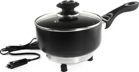 AMiO Elektrinis puodas su dangčiu automobiliui 18 cm x 8 cm, 250W, 24V, AMIO-02535