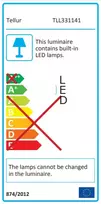 Tellur WiFi LED lubų šviestuvas, 24W, kvadratinis