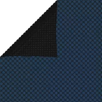 Saulę sugerianti baseino plėvelė, juoda/mėlyna, 1200x600cm, PE