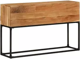 Konsolinis staliukas, 120x30x75 cm, akacijos medienos masyvas