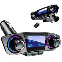 Fm transmitter bluetooth usb 5.0 multifunctional 8in1