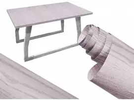 Lipnios plėvelės ritininė sienų danga ąžuolo sidabro pilka 1,22x50 m