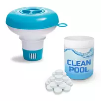 Intex Plaukiojantis cheminių medžiagų dozatorius + 0,5kg daugiafunkcinių tablečių
