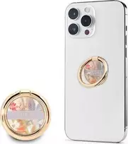 Telefono laikiklis Ring stovas GUESS Flower GURSHCHMAU violetinės spalvos