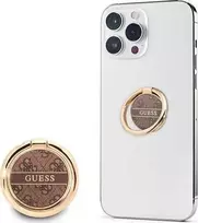 Telefono laikiklis Ring stovas GUESS 4G GURSHG4SW rudos spalvos