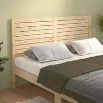 Lovos galvūgalis, 206x4x100cm, pušies medienos masyvas