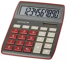 Kalkulator Genie GENIE Tischrechner 840DR dunkelrot 10-stellig
