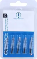 „Curaden Curaprox CPS 508“ minkšti implantų tarpdančių šepetėliai, 5 vnt.