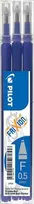 Pilot Pen Pilotas Frixion Clicker 0,5 mėlyna 3 PILOTAS