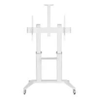 Techly TV laikiklis Mobilus TV laikiklis 70-120" iki 140kg reguliuojamas su 2 lentynomis