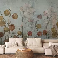 Artgeist Fototapetas - Painted Lunaria