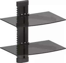 InLine Sienos laikiklis InLine, DVD, Bluray, Sat- Imtuvas, max. 8kg, juoda