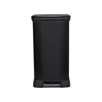 Curver Kibiras su pedalu Deco Bin, metalizuotas, 50 l, juodas