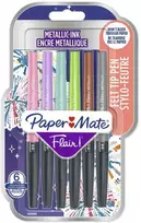 Flomasteriai Papermate Flair | galiukas medium (0,7 mm) | metallic | 6 vnt. - 2137361