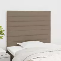 Galvūgalis, 2vnt., taupe spalvos, 80x5x78/88cm, audinys