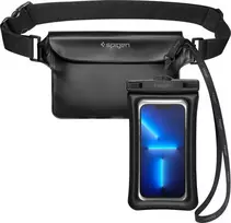Spigen Aqua Shield A621 vandeniui atsparus dėklas hip bag + floating – juodas