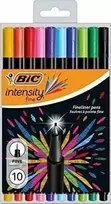 Bic Rašiklių rinkinys FineLiners Intensity Fine 0.4 mm, 10 spalvų rinkinys CEL1011727