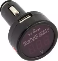 ATL Automobilio voltmetras - USB įkroviklis