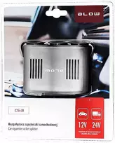 Blow Automobilinis cigarečių degiklio skirstytuvas 1xPLUG/3xSOCKET+CS-31 laidas