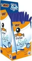 Rašikliai BIC Cristal Soft mėlyni 50 vnt
