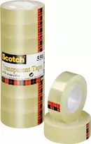 3M Scotch Biuro juosta 550 skaidria plėvele 8 vnt.