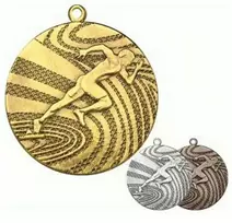 Tryumf Medal auksinė - biegi - medal plieno