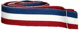Detal Kaspinas 20 mm - raudona-balta-mėlyna