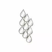Sieninis veidrodis DKD Home Decor Veidrodis Auksinis Metalinis (40 x 2,5 x 100 cm)