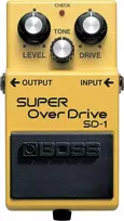 El. gitaros efektų pedalas Boss SD-1 Super Overdrive