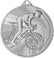 Detal Sidabro medalis – dviračių sportas – plieno medalis
