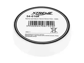 54-016# Xtreme Lipni izoliacinė juosta 0.13mm 15mm 10m - balta