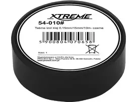 Xtreme Lipni izoliacinė juosta 0.15mm 15mm 10m - juoda