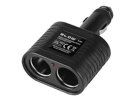 Blow Automobilinio žiebtuvėlio skirstytuvas 1xkištukas 2xlizdas CS-23
