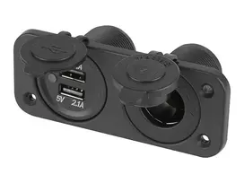 Blow Gn.žiebtuvėlis vien, su atvartu + 2x USB prievadu
