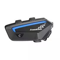 Motociklo Interkomas - FREEDCONN FX Bluetooth 5.0, 2000 m Diapazonas, IP67 Juodas