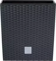 Prosperplast Doniczka Rato Low DRTS225L antracito spalvos vazonas su įdėklu