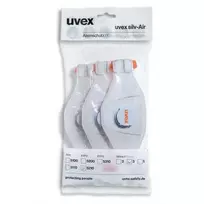 Respiratorius Uvex silv-Air Premium 5210 FFP2, sulankstomas, su vožtuvu,3 vnt, mažmeninė pakuotė