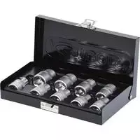 Galvučių komplektas 1/2'' Torx E10-E24 9vnt., KS Tools