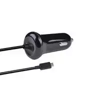 Įkroviklis 2GO 2GO Kfz-Ladegerät 12V/24V - juodas USB Type-C 3.1 3000mA