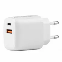 Amio Sieninis įkroviklis PCH PRO-09 USB+USB-C 20W Quick Charge 230V